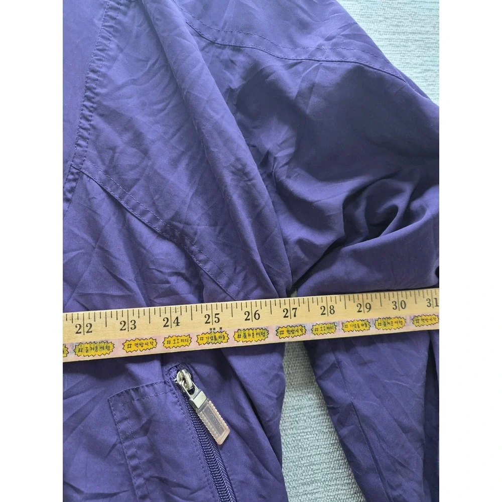 Koret Windbreaker Jacket Womens 22W Purple Cotton Full Zip Winter Wear Outdoor